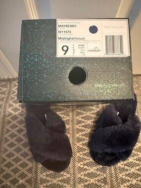 EMU Australia Sheepskin Slides - Navy